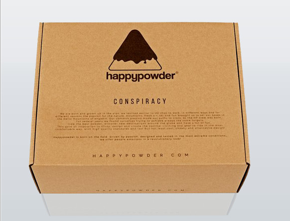 kasus perusahaan terbaru tentang Logo merek kustom dicetak coklat lipat portabel kertas kraft kotak sepatu pria