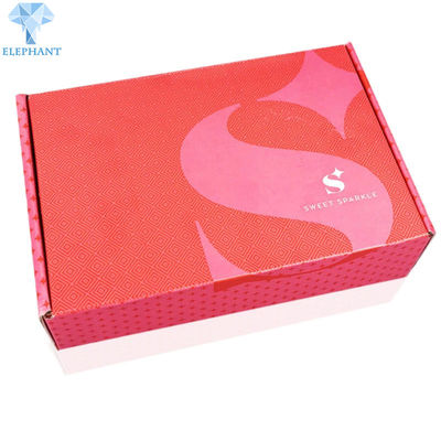 Perawatan Kulit Timbul Kraft Corrugated Mailer Cetak Offset Ringan